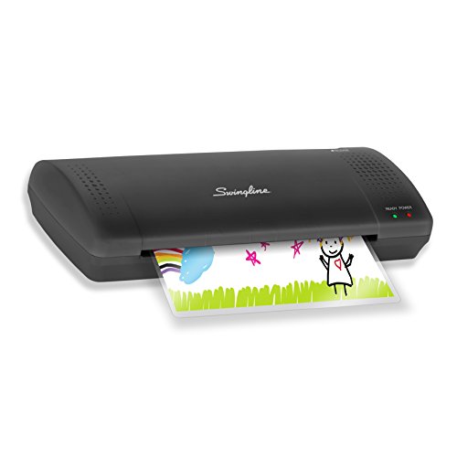 Swingline Thermal Inspire Plus Laminator, 9 Inch Max Width, Quick Warm-Up, Includes 5 Laminating Pouches, Black (6447470185) image 1