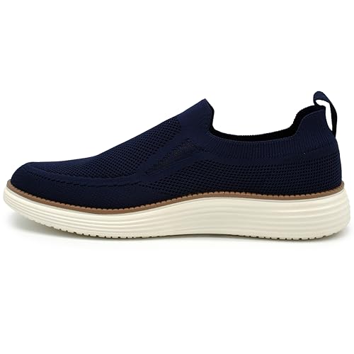 AKADEMIKS Mens Olney Knit Slip on, Comfortable Lightweight Casual Shoes for Easy Wear3