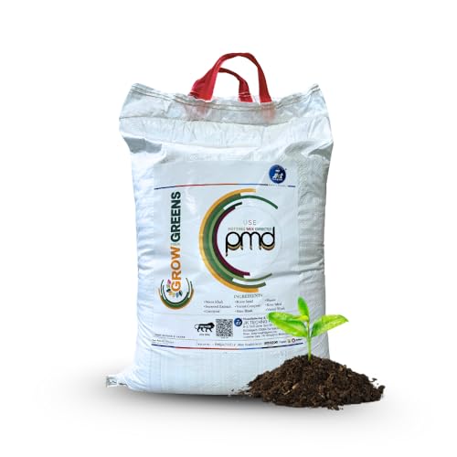 Image of PMD Organic Potting Soil Mix for Plants, Nutrient Rich, Enriches Soil, Develops Root, Pest Deterrent, Ideal for Outdoor & Indoor Plant, Home Garden, Flowers, Herbs & Succulents, 10Kg