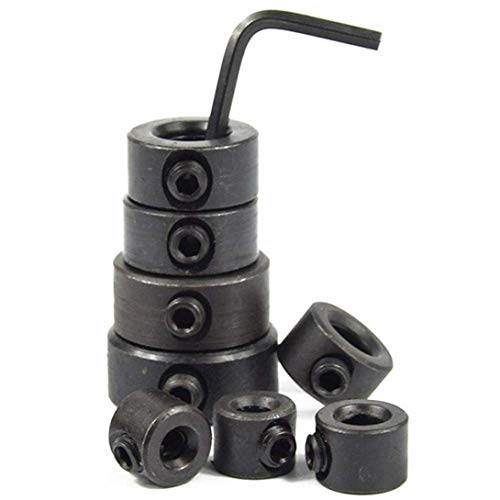 Suyizn Lot de 8 colliers de blocage de profondeur pour perceuse à bois 3-16 mm de diamètre Cover