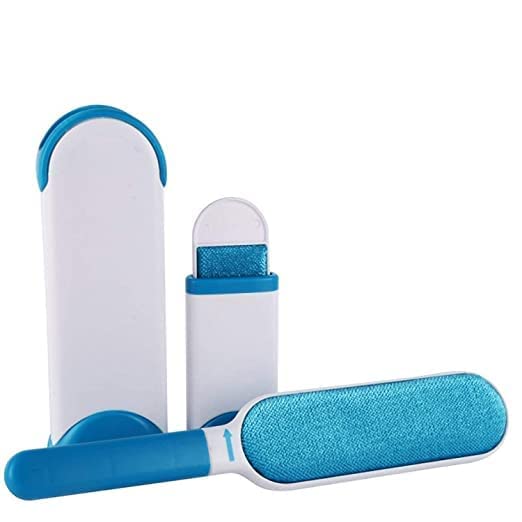 Double Sided Pet Hair Remover for Home Furniture, Clothing, Carpets, Linen, Pillows, and Car Seats | Reusable Pet Fur Hair Remover with Self-Cleaning Base (B0C16NM1CV) Amazon Price History, Amazon Price Tracker