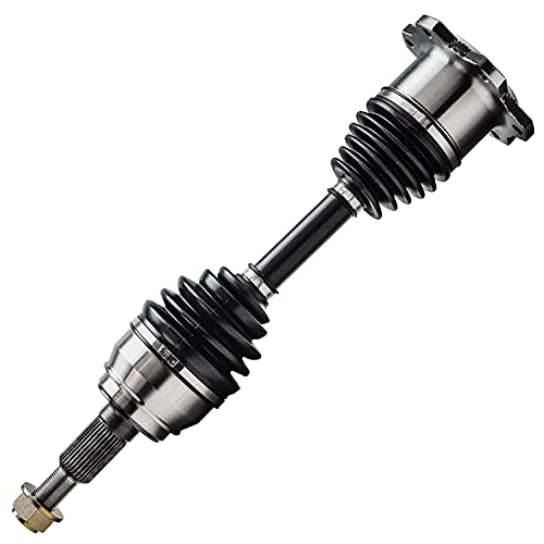 Image of Detroit Axle - 4WD 2 Front CV Axle Shafts for 1999-2006 Chevy Silverado | 1500 GMC Sierra 2000-2006 Suburban Yukon XL Avalanche 1500, K1500 K2500 Pickup Suburban Tahoe Blazer Escalade ESV EXT 6 Lugs
