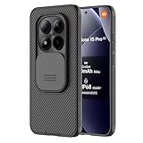 Nillkin Coque de protection pour Xiaomi Redmi Note 15 Pro 5G 2026 - Avec coque de protection Slide Camera - Résistant aux chocs et aux rayures - Compatible avec Redmi Note 15 Pro 6,83