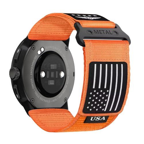 Nylon Correa para Suunto Race S/Race Correa de Reloj, Aiustables Transpirables Suave Elastico NailonTrenzado Bandas Deportivas de Repuesto Compatible con Suunto Race pulsera (3)
