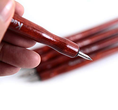 Hillento DIPPEN-5PCS Comic Dip Pen Set, 5 Wooden Pen Handler Artist Cartoon Pen Set Calligraphy Dip Pens thumb #5