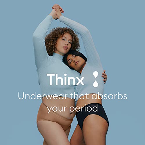 Thinx Teens Brief 3-Pack Period Underwear For Teens, Cotton Underwear Holds 5 Tampons, Feminine Care Period Panties, Party Combo, 9-10 #TOP6