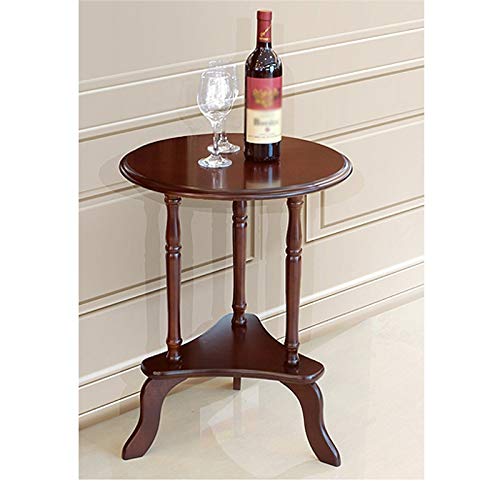 Small Round Table Round Small Coffee Table Solid Wood Sofa Corner Creative Tea Rack