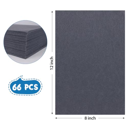 Image of 12x8 Inch 66Pcs Grey Cards, Craft Supplies, Card Making and Art Projects