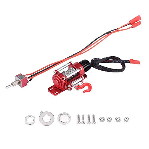 Treuil RC pour voiture crawler 1:10 accessoire métal SCX10 D90 D110