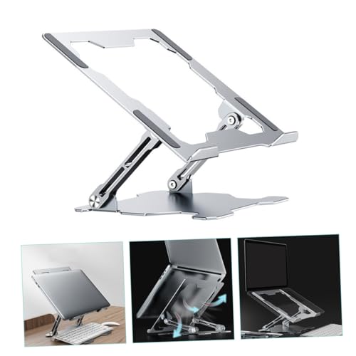 Soporte Ajustable para Laptop de Aluminio Plata miniatura 7