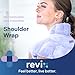 REVIX Microwave Heating Pad for Neck Shoulders and Back with Moist Heat, Weighted Microwavable Heated Neck Wrap Warmer, Scented