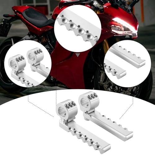 Repose-Pieds de Route en Aluminium Argent de 2,5 Cm Rigide pour R1300GS
