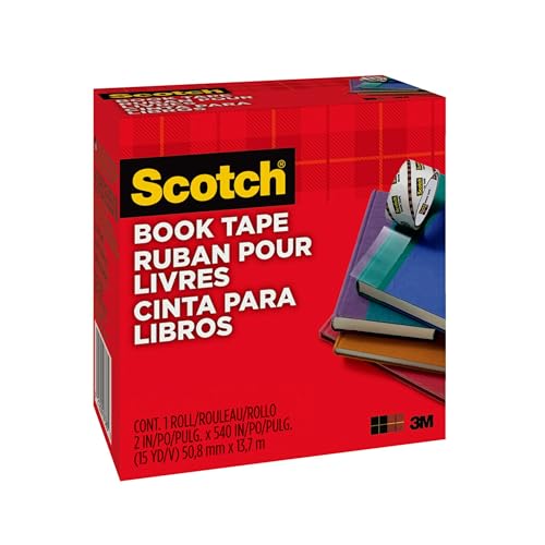 Scotch 50.8mm x 13.7m Book Repair Tape Roll
