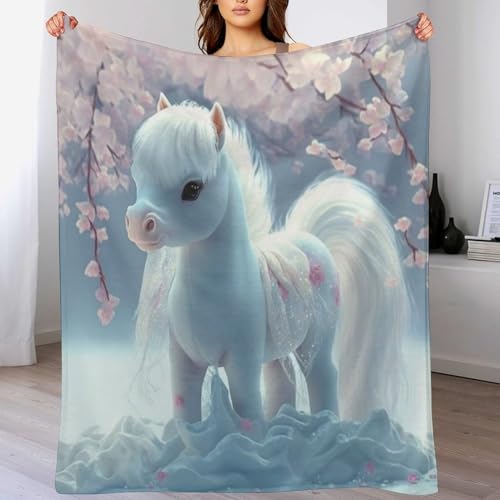 Couverture cute cheval un cocon de douceur moelleuse pour toute la famille - 2