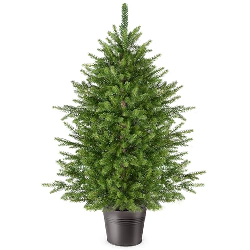 OasisCraft Weihnachtsbaum künstlich [100% PE - Naturgetreuer...