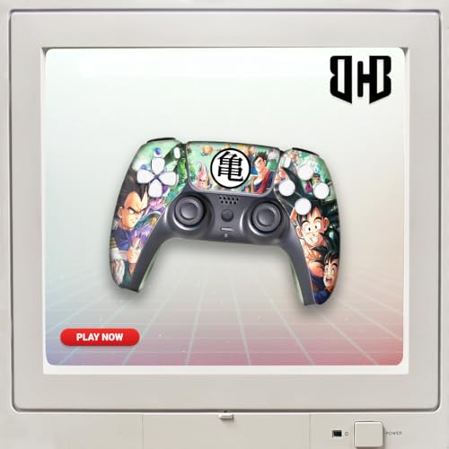 Image of D. B. Z. FAMM Custom PS-5 Controller Wireless compatible with Play-Station 5 Console by BCB Controllers | Proudly Customized in USA with Permanent HYDRO-DIP Printing (NOT JUST A SKIN) (MODDED)