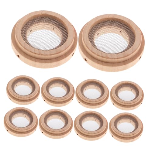 Holibanna 10 Piezas Anillo De Jade Moxibustion Palitos De Moxibustion Titular De La Moxa Dispositivo De Moxa Almohadilla De Moxibustión Moxa Dispositivo De Moxibustión Caso Moxa Beige Madera
