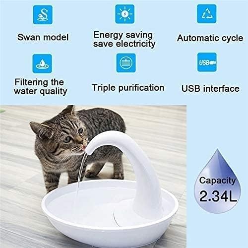 Fuente automática para agua fresca para mascotas miniatura 6