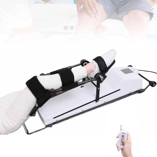 Wireless Knee Rehabilitation Trainer, 0–120° Máquina Ajustable de Tracción para Miembro Inferior, Equipo de Ejercicio para Flexión y Extensión de Rodilla para Uso en Casa