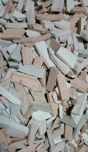 Brightify Mixed Slate Pencil Crumble Chalk 1kg Pack | Assorted Shale Stone Fragments in Red, White, and Black for Writing, Craft, Art & Display Use (108 Pieces)