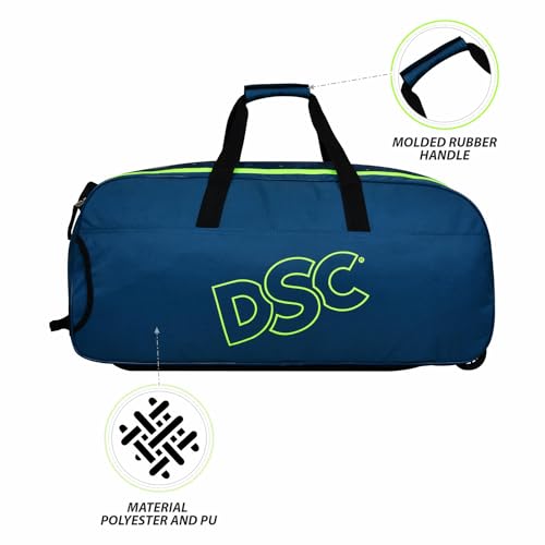 Image of DSC Condor Motion Wheelie Polyester Cricket Kit Bag (Green)