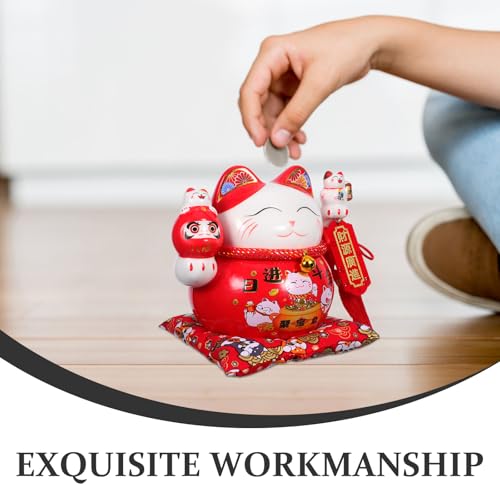 Tirelire chat Maneki Neko idée cadeau originale de décoration - 6