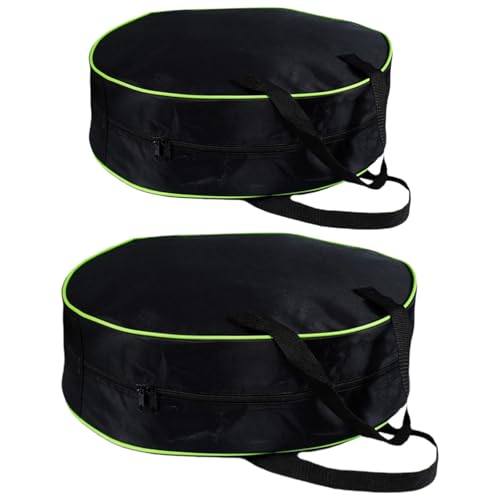 2 Stück Ladekabel Tasche Elektroauto, Strapazierfähige Wasserabweisende Kabeltasche, Ladekabel Tasche, Kabeltasche Organizer für EV Ladekabel Ladegeräte Verlängerungskabel (40*13cm,37*10cm Schwarz)
