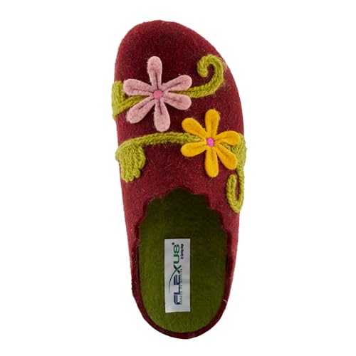 Flexus Women's ROSEBURG Leather Slides with Adjustable Straps, Cushioned Insole, and Durable Outsole4