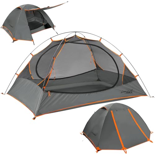 Image of Clostnature Lightweight Backpacking Tent - 1 /1.5 /2 /3 /4 /6 Person Ultralight Waterproof Camping Tent, 3 Season Large Size Easy Setup Tent for Family, Outdoor, Hiking and Mountaineering