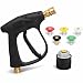 High Pressure Washer Gun, Short Jet Wash Gun with M22 14mm Hose Connector