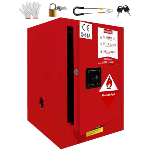 10 Gallon Flammable Storage Cabinet, 18