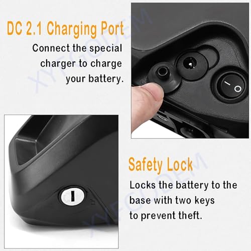 Batterie ebike 52V 48V haute performance avec BMS fiable