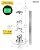 iBorn Bird Feeders Seed Catcher for Outside Hanging 6 Port Bird Feeder for Cardinal Birds Aluminium Metal,Brushed Nickle Finishing 14 Inch 6 Port (Seed is not Included)