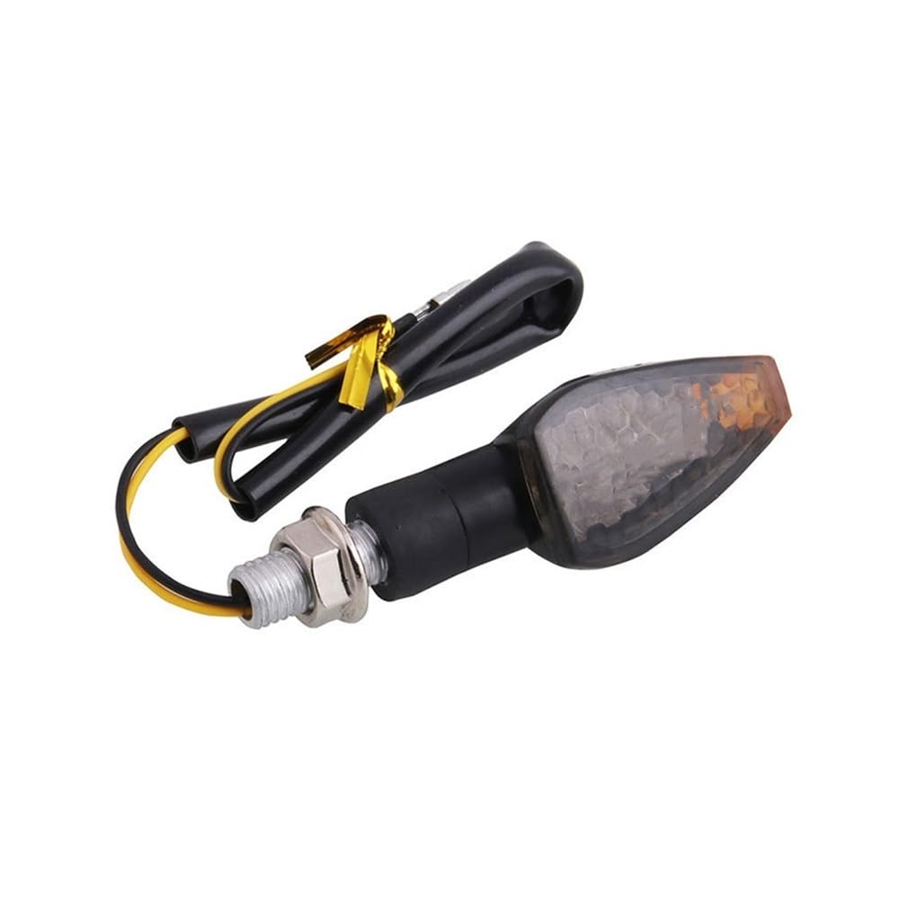 Indicateurs Moto Clignotants Clignotants LED Universels Pour Motos, Longs Et Courts, Accessoires De Couleur Ambre, 4 Pièces