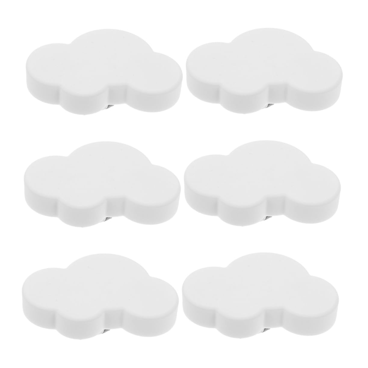 HAPINARY 6pcs Cartoon Soft Rubber Cabinet Door Knobs Kids Dresser Pulls Handles for Children's Room Safe Decorative