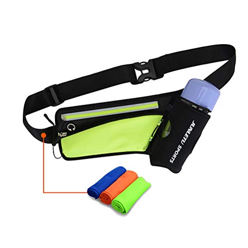 KESYOO Bolsa de Cintura para Corrida Maratona Lycra Bolsa Esportiva Chaleira Bolsa para Escalada ao