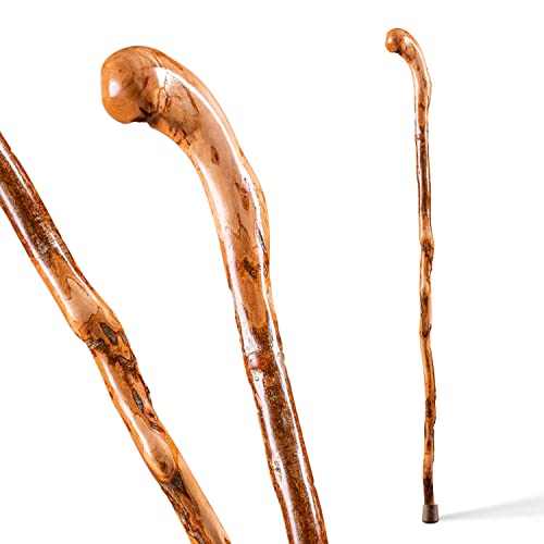 Brazos Rustic Wood Walking Cane Hardwood Knob Root Style Handle for Men & Women Made in the USA 37