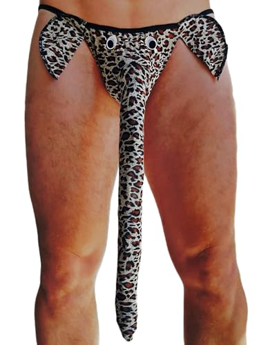 Extra Long Men's Elephant Trunk Underwear - 16 Inch - Fun Elephant Underwear for Men - Novelty Gag...