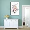 HEYANM Cardiology Art, Heart Tree Watercolor Print, Heart Transplant Canvas Poster Bedroom Office Room Decor Gift Yellow Unframe 20x30inch #3