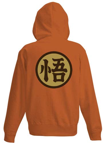 Amazon.co.jp: ドラゴンボールZ 悟空マーク ジップパーカー オレンジ S