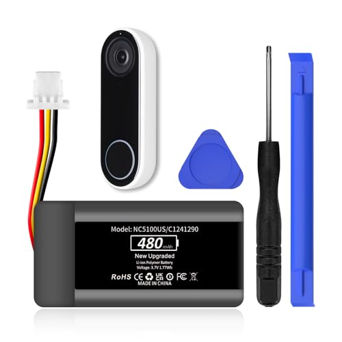 NC5100US Super High Capacity Battery for Nest Hello