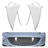 2 Pcs Halloween Decoration Car Teeth, Bumper Funny Decor, Vampire Fangs Teeth, Fits Cars, Truck, SUV, Spooky & Fun Car Fangs for Front Grille, 2.5" W 4.6" L, Perfect for DIY Enthusiasts