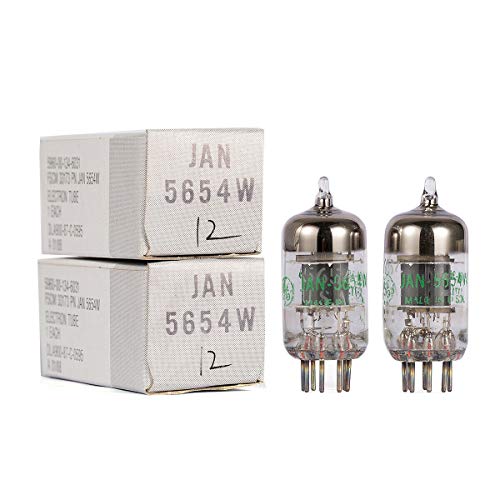 Douk Audio Matched Pair 7-Pin GE JAN 5654W Vacuum Tubes Upgrade for 6AK5/6J1/6Ж1/ EF95/6J1P