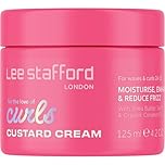 Lee Stafford Waves & Curl Cream | For the Love of Curls - Lightweight Styling Cream, Smooth & Define 2A-3C Curl Patterns, Moisturising, Infused w/Shea Butter & Coconut Oil for a Glossy Shine, 125 ml