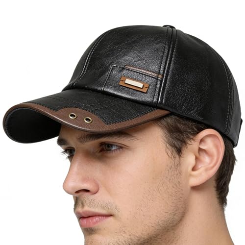 Casquette en cuir coupe-vent et chapeau chaud imperméable pour l'escalade