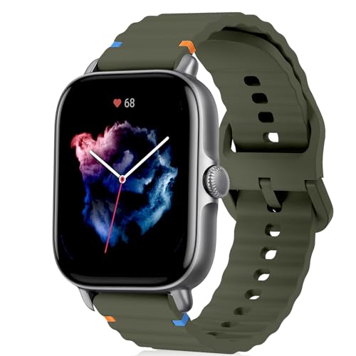 [RosMank] 20mm VR ohAmazfit T-Rex 3 Pro 44mm/Active2/Active/GTR Mini/GTS 4/GTS 3/GTS 2/GTR 42mmΉAAmazfit Bip 3/Bip S/Bip Lit