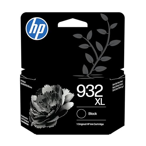 Encre HP 932XL noire grande capacité cartouche authentique jet d'encre imprimante