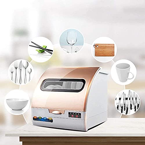 Mini-Vaatwasser, Compacte Desktop-Vaatwasser, Draagbare Aanrecht-Vaatwasser, Gratis Installatie, Desinfectie Op Hoge… - Image 6