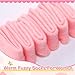Chicingyou 10 Pairs Women's Bow Fuzzy Socks Winter Warm Soft Slipper Socks Coquette Stuff Fluffy Thick Cozy Spa Home Sleeping (Pink)