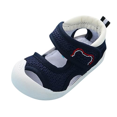 Zapatos Deportivos Plataforma Zapatos para bebés, Zapatos para caminar para niños y niñas, Zapatos cómodos y de moda Zapatillas Niño Niña, azul marino, 15 EU